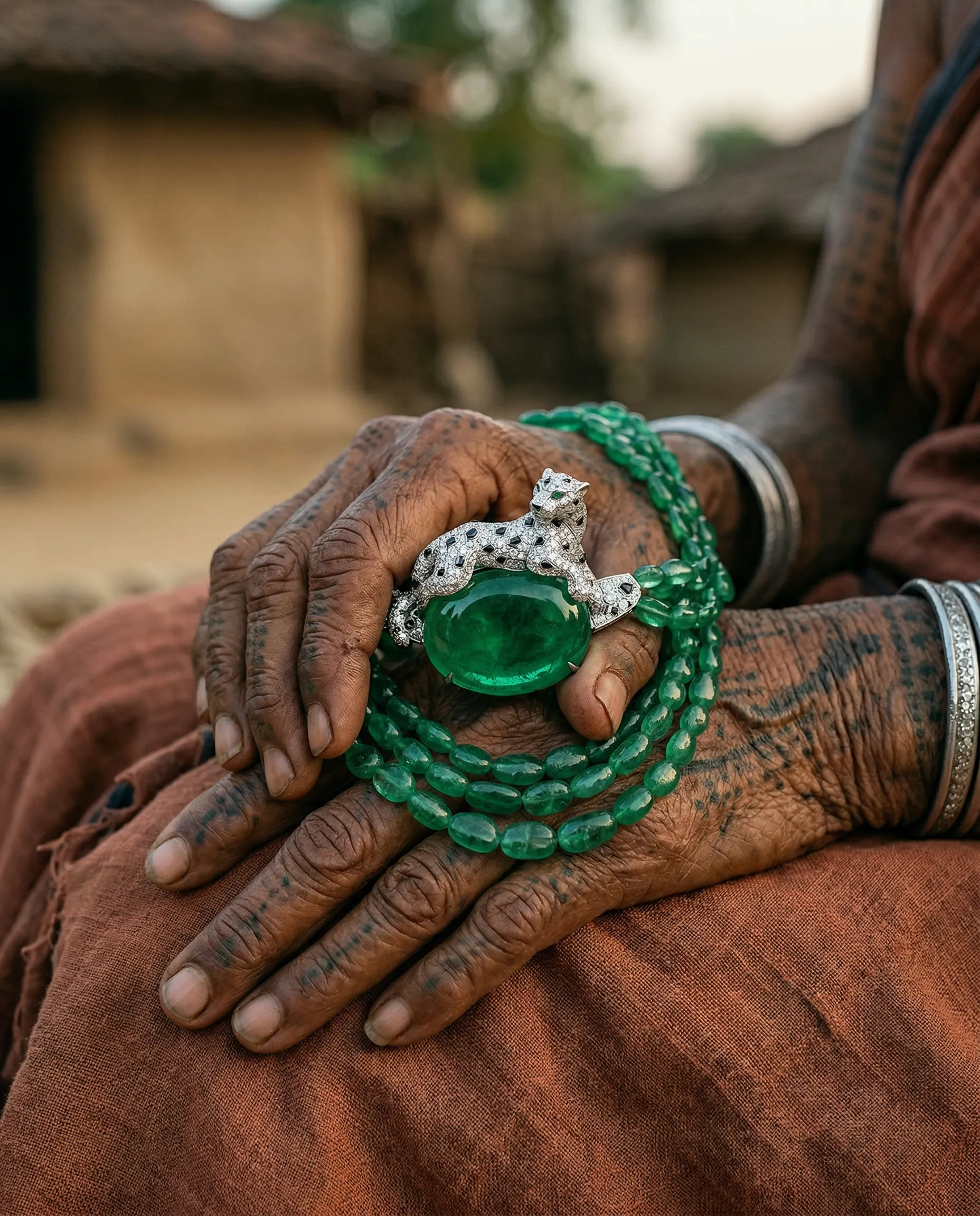 Collar Cartier Esmeraldas - Imagen campaña 2